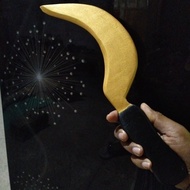 Celurit Bulu Ayam Bahan Kayu PSHT Alat Peraga Latihan Olahraga silat beladiri IPSI/Celurit Bulu Ayam