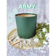 Bloombox D15/T15 (WITHOUT LID)/Round Box/Box Balloon Box Bouquet Box Diameter 15 Cm, Height 15 Cm