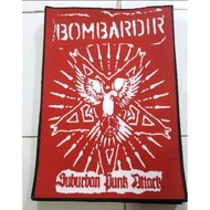 BOMBARDIR Screen Printing Backpatch 28x42cm