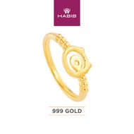 HABIB 999 Yellow Gold Ring R9AAV1222