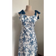 lovito maxi dress floral dress self tie