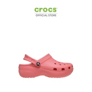 CROCS รองเท้าลำลองผู้หญิง CLASSIC PLATFORM CLOG รุ่น 206750-6UI - GUAVA