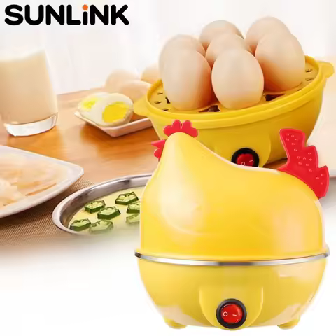 1pc 110/220V Chicken Electric Egg Cooker Portable Egg Steamer Soft/Hard Boiled Egg Maker Breakfast C