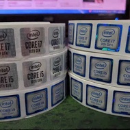 New Style-Intel Intel CPU9 Generation 10th 11th core i3i5i7i9 Label Laptop Sticker