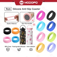 MODOFO Anti-Slip Silicone Coaster 9cm Suitable for 1000ml Printed Flower Tumbler Thermos Bottle Coas