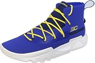 Kids Grade School Sc 3zer0 II Basketball Shoe (GS) (7 Big Kid, Team Royal/Taxi/White (402)), Blue