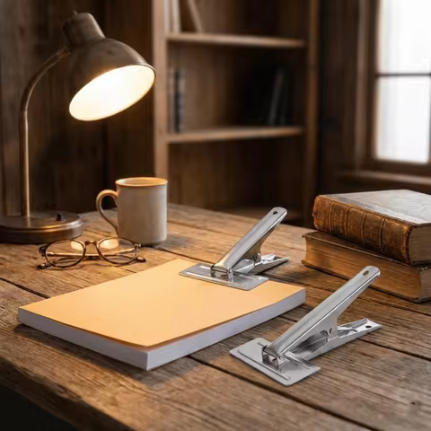 Heavy-Duty Binder Clip Large Steel Document Binding Clip Document Binding Strong Grip Voucher Bindin