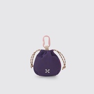 Exsport Scrunch Coin Pouch, Eggplant