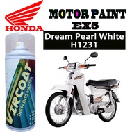 [Honda EX5 Dream Pearl White H1231] VIRCOAT Aerosol Spray 2K Paint/ Motor Paint Touch Up Paint| Cat Tin Spray