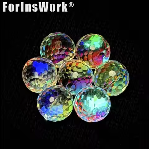 K9 Optical Glass Faceted Beads/Round Beads 5mm/6mm/7mm/8mm Size Fidget Spinner DIY Accessories