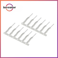 100PCS 2.54mm Male Pin Dupont Reed Dupont Jumper Wire 2.54 Dupont languette Connector Terminal Pins 