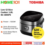 (PRE-ORDER) Toshiba Low GI Rice Cooker 1.8L RC-18ISPS