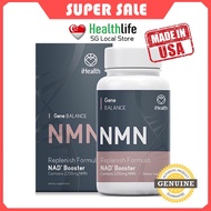【Healthlife】iHealth GENE Balance NMN Replenish Formula NAD+ Booster Contains 3375mg/6000mg 99.8% Grade1USA45pcsg 99.8%