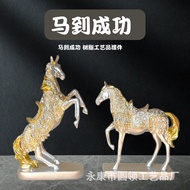 Resin Horse Decoration Creative Light Luxury Horse Decoration Resin Crafts Horse to Success Office D