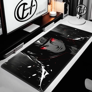 【flowerlove  shop】 Japan Cool Anime Mouse Pad Laptop Red Moon Gaming Keyboard Rug XL N-narutoS Mouse