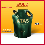 BOLD ATAS SIRIM [ OSP + PAO ] 0w20 4L Fully Synthetic Engine Oil Car API SP Minyak Hitam 0w-20 Enjin