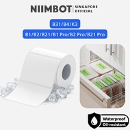 NIIMBOT Freezer Label Sticker for B1 B2 B21 B1 Pro B2 Pro B21 Pro B31 B4 Thermal Paper Waterproof Fr