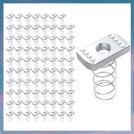 (XCTS) 3/8inch-16 Strut Channel Nuts Spring Strut Channel Cone Nuts for Strut Channel Easy to Locate