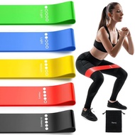 Resistance Bands, Exercise Workout Bands for Women and Men, 5 Set of Stretch Bands for Booty Legs, P