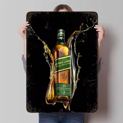 Johnnie Walker Green Label 15 Year Old Blended Malt Scotch Whisky 750ml Premium Aged Whisky from Sco