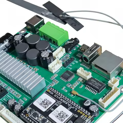 EMiUZEK AMP D60 Multiroom Wireless Stereo Streaming Amplifier Board WiFi Bluetooth Audio Amp Module 