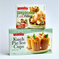 Peranakan Regular Kueh Pie Tee Fun Pack / 15-30 Tee Cups with Vegetable Fillings.