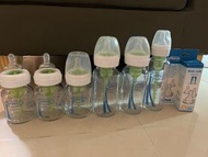 Dr. Brown's 防脹氣玻璃奶瓶組