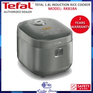 TEFAL RK818A 1.8L RICE MASTER INDUCTION FUZZY LOGIC RICE COOKER, 10 CUPS, 6 LAYER NON STICK INNER POT