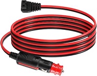 12V Car Refrigerator DC Power Cord, 14AWG 5FT Car Charging Cable for Compressor Fridge, Portable Fre