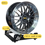 (4วง) ล้อแม็กลาย BBS/WP031  ขอบ17 กว้าง7.5 นิ้ว 4รู 100 ออฟ 35 ฺHB