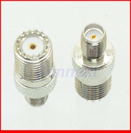 10pcs/lot Mini Uhf Miniuhf Female Jack To Sma Female Jack Rf Coaxial Adapter Connector