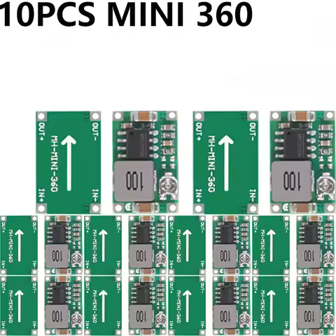 Mini360 RC Airplane Module Mini 360 DC Buck Converter Step Down Module 4.75V-23V to 1V-17V LM2596 2A