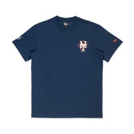 New Era เสื้อยืดแขนสั้นรุ่น New York Mets Rebellious Resistance Oceanside Blue Short Sleeve T-Shirt