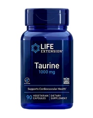 High Potency Taurine 1000mg Life Extension Supplement 90 แคปซูล