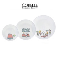 [CORELLE] SNOOPY CAMPING Edition Round Plate 3p Set / Korean Dinnerware