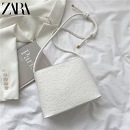 ♂Zaraถุงนอน Women S Bag 2023กระเป๋าแบบหนีบแขนใหม่กระเป๋าหิ้วกระเป๋าเล็ก