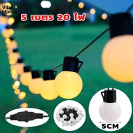 Cherry Lights 10 Meters Long 40 Lights Ping Pong Lights Garden Decoration Decorative Lights Camping 