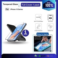 Tempered Glass iPhone 15 Pro Max 15 Pro Full Cover 1 Pack