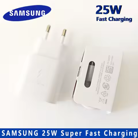 Samsung 25W Original Fast Charger EU US Type C Cargador Adapter For Galaxy S26 S25 S24 S23 S22 M17 M