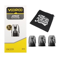 【ARGUS/アップグレード版】交換用カートリッジ for VOOPOO ARGUS シリーズ （ARGUS P1/P2/G1/G2）FlavorKitchenオリジナルミニポーチ同梱 (0.7Ω (