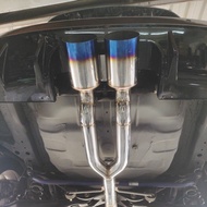 Honda Civic FC & FE Exhaust twin (Bumper Type R)