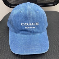 Coach  洗水牛仔布 Cap 帽