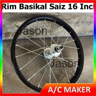 Bicycle Rim 16 Inch Rim Basikal Saiz 16 Inci