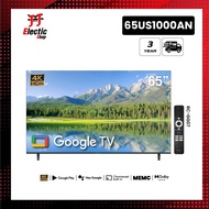 Aconatic ทีวี 65 นิ้ว 4K HDR10 Google TV รุ่น 65US1000AN ระบบปฏิบัติการ Google/Netflix & Youtube Wif