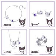 ฉันรู้ว่า Sanrio Kuromi I. สร้อยคอแบบดั้งเดิมของ Kuromi ของขวัญเครื่องประดับที่ทันสมัยและประณีต