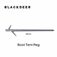 BLACKDEER Aluminium Alloy 30cm "Root" Tent Peg / Ground Nail | Pasak Khemah | 7075 Aluminium Alloy