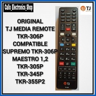 ❋ ⭕ ✯ Original TJ Media Remote Control TKR-306P for Supremo/Maestro1&2/TKR 305P