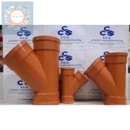 CCS PVC Wye Orange For Waterline Sizes 2" 3" 4"