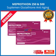 MEPROTHION 250 &amp; 500 MG - Vitamin Glutathione Anti Aging Kecantikan - MEPROTHION 250, STRIP 10 TABLET