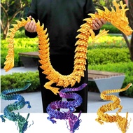 88/66cm 3D Printed Dragon Moeavable Large Laser Color Dragon Toy Kids Birthday Gift